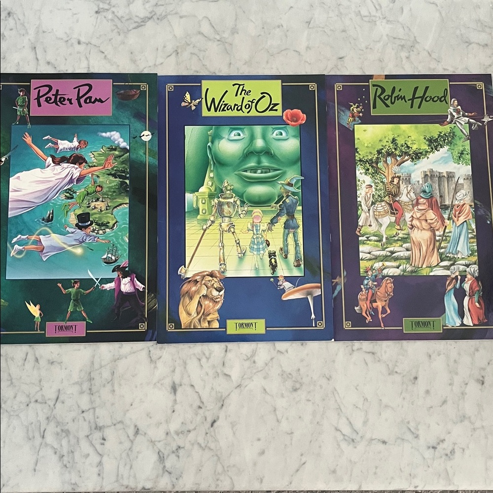 Vintage 80's The Great Adventures Treasury 3 Giant Books